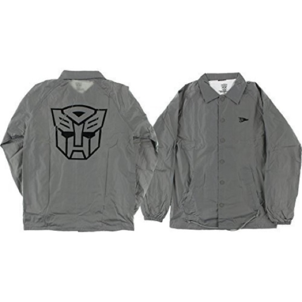Primitive Skateboarding Autobots Grey Coach Jacket